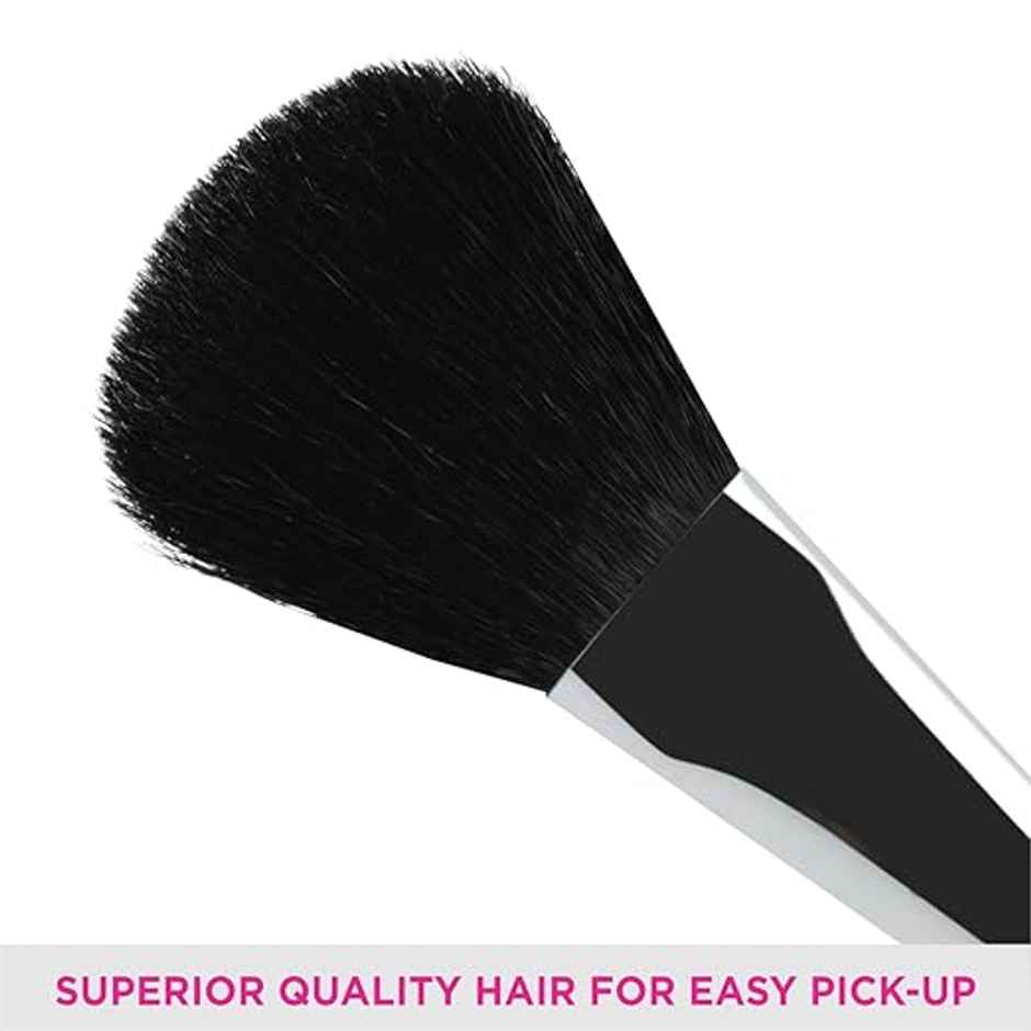 Bronson Professional Blush Brush With Black Handle and Dense Bristles For Makeup Application