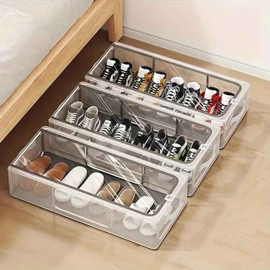 Perpetual Foldable Shoe Organizer Box