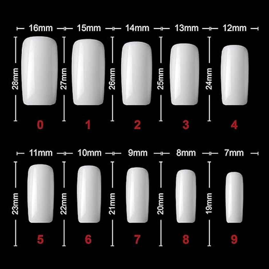 Shills Professional PKT Full Cover Nail Tips | Natural