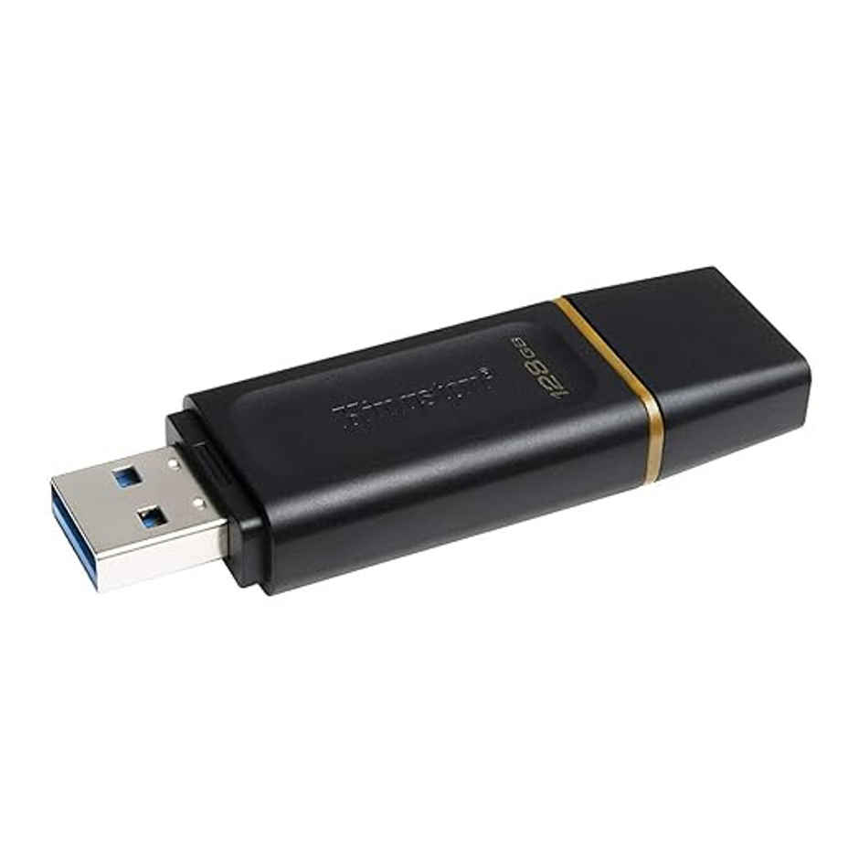 Kingston Datatraveler Exodia Dtx/128 Gb Pen Drive Usb 3.2 Gen 1, Black