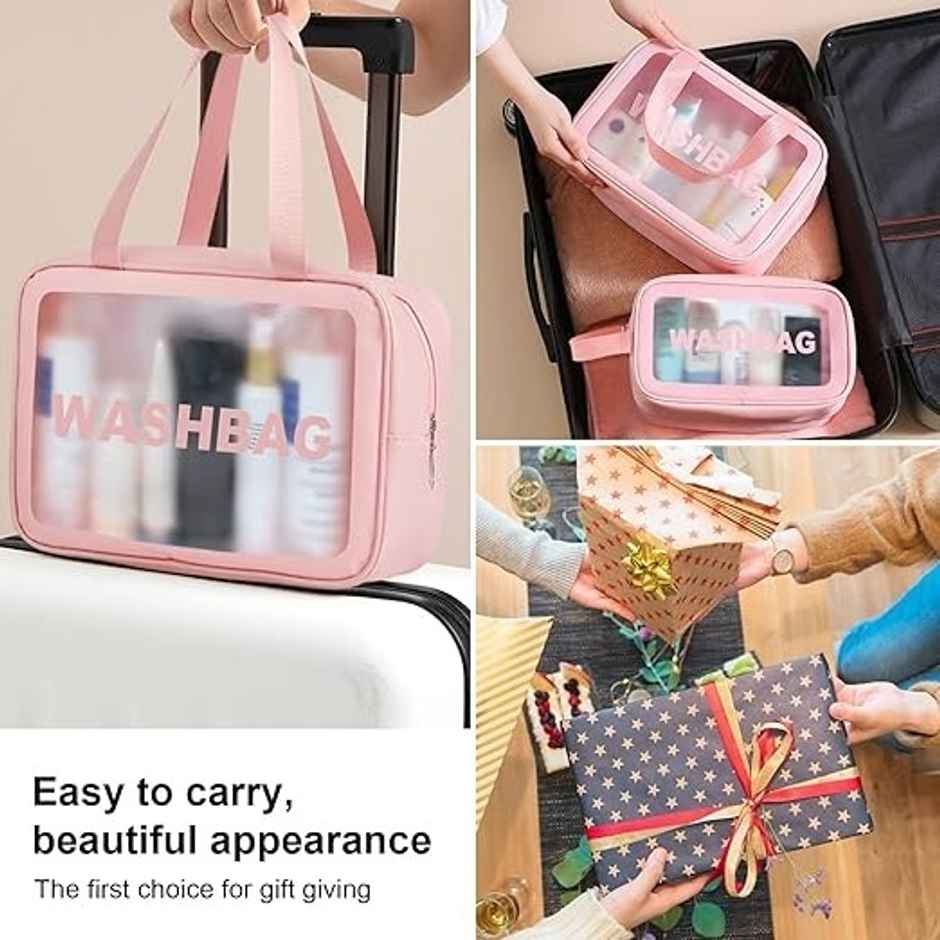 Bronson Professional Makeup Pouch Travel Toiletries Organizer Cosmetic Bags Portable Set