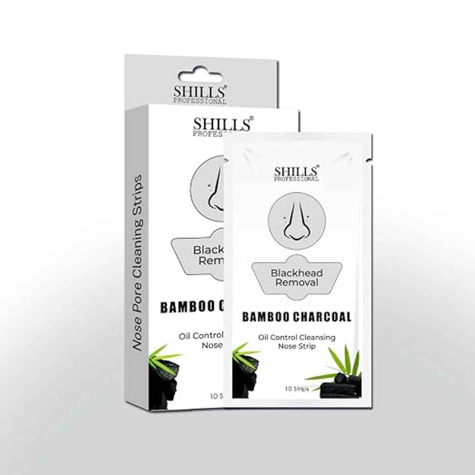 Shills Professional Blackhead Removal Nose Strip | Bamboo Charcoal