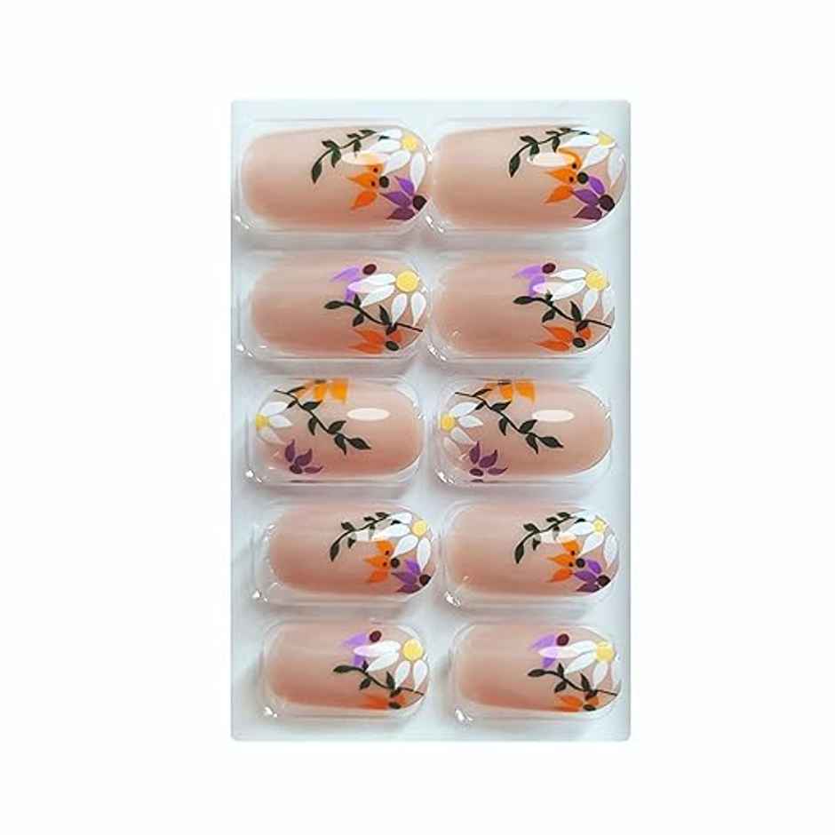 Shills Professional Reusable Oval Press On Nails | Nude | SPN-691
