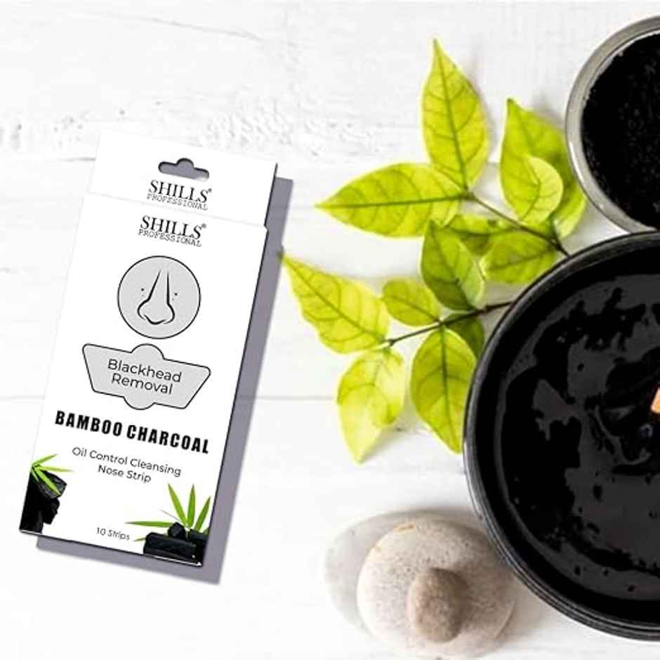 Shills Professional Blackhead Removal Nose Strip | Bamboo Charcoal