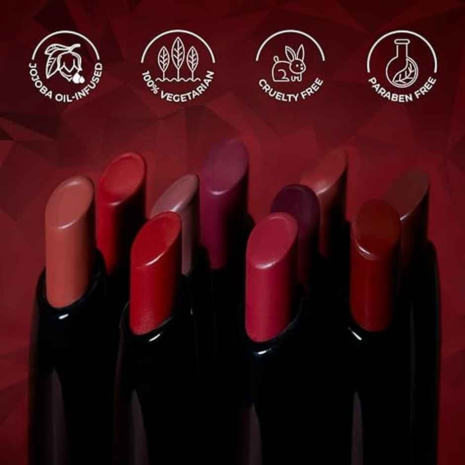 SUGAR Cosmetics Matte Attack Transferproof Lipstick - 07 Peachwood Mac (Peach Pink)