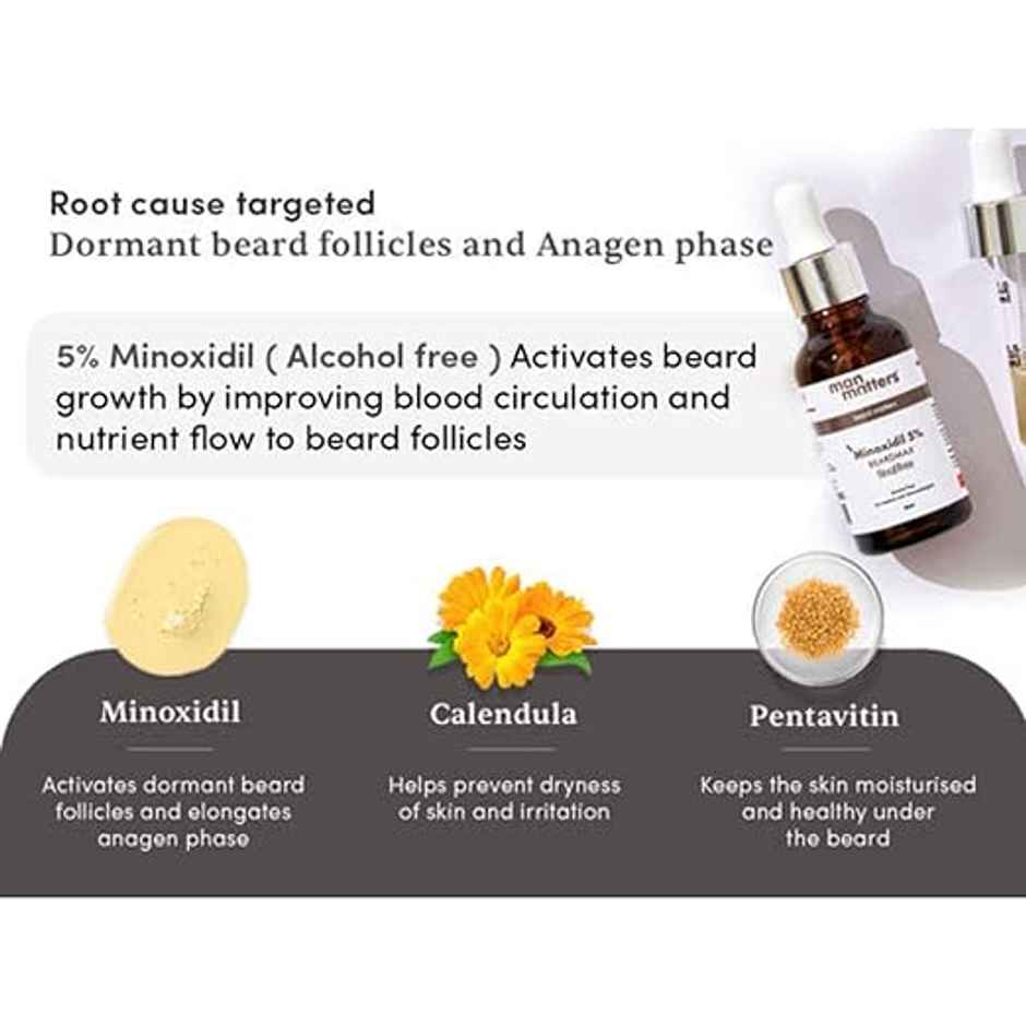 Man Matters Minoxidil 5% Beardmax Growth Serum