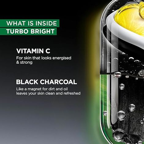 Garnier Men Turbo Bright Anti-Pollution Double Action Face Wash