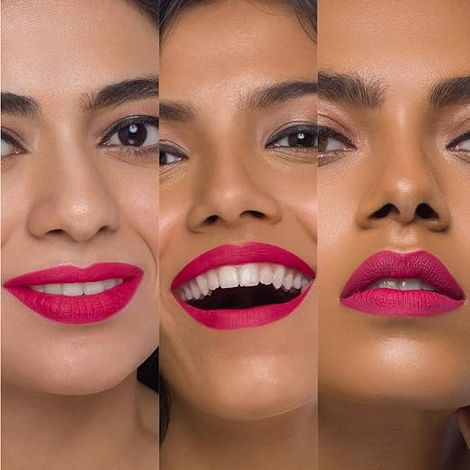 SUGAR Cosmetics Matte Attack Transferproof Lipstick - 01 Boldplay (Cardinal Pink)