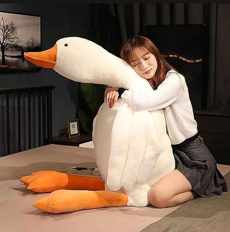 Webby Giant Plush Adorable Cute Duck Soft Toy for Kids and Adults - 100 CM