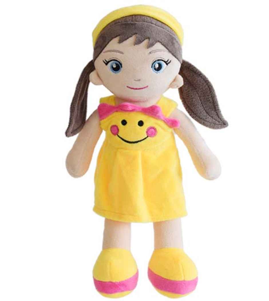 Mirada 38Cm Doll With Sun - Yellow
