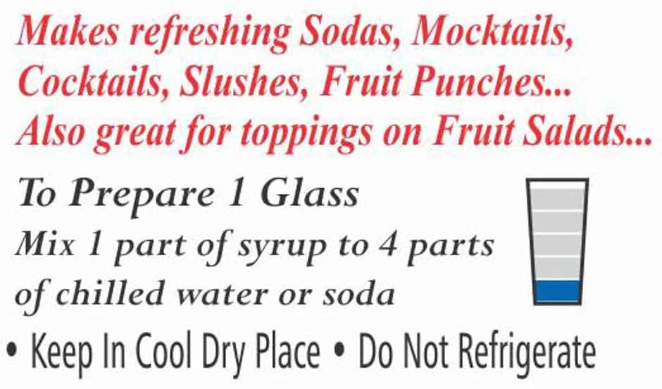 Manama Strawberry Flavoured Mojito Syrup