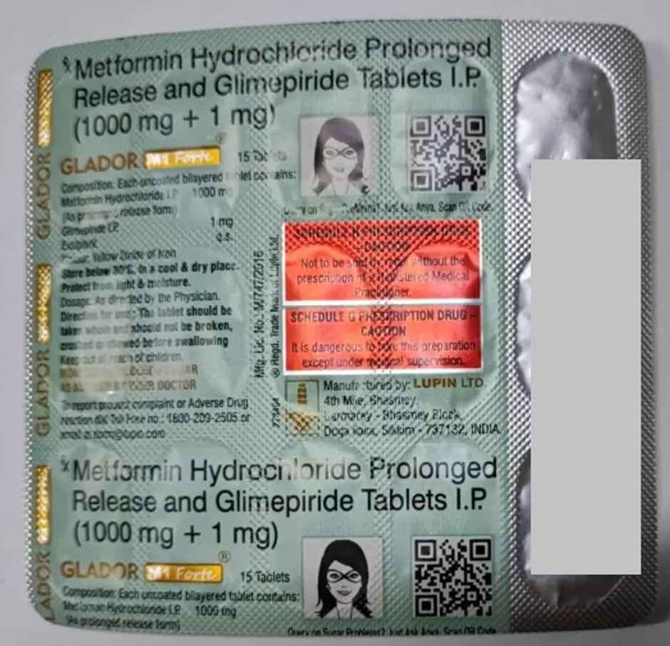 Glador M1 Forte Tablet PR