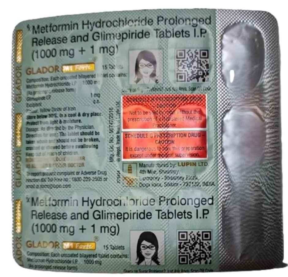 Glador M1 Forte Tablet PR