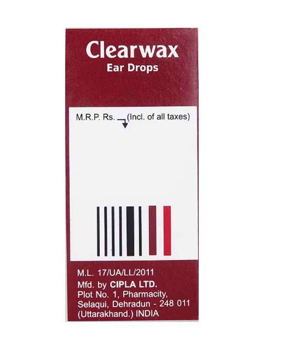 Clearwax Ear Drop