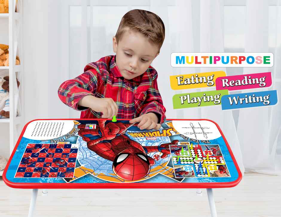 ITOYS Spiderman Foldable Ludo Kids Table