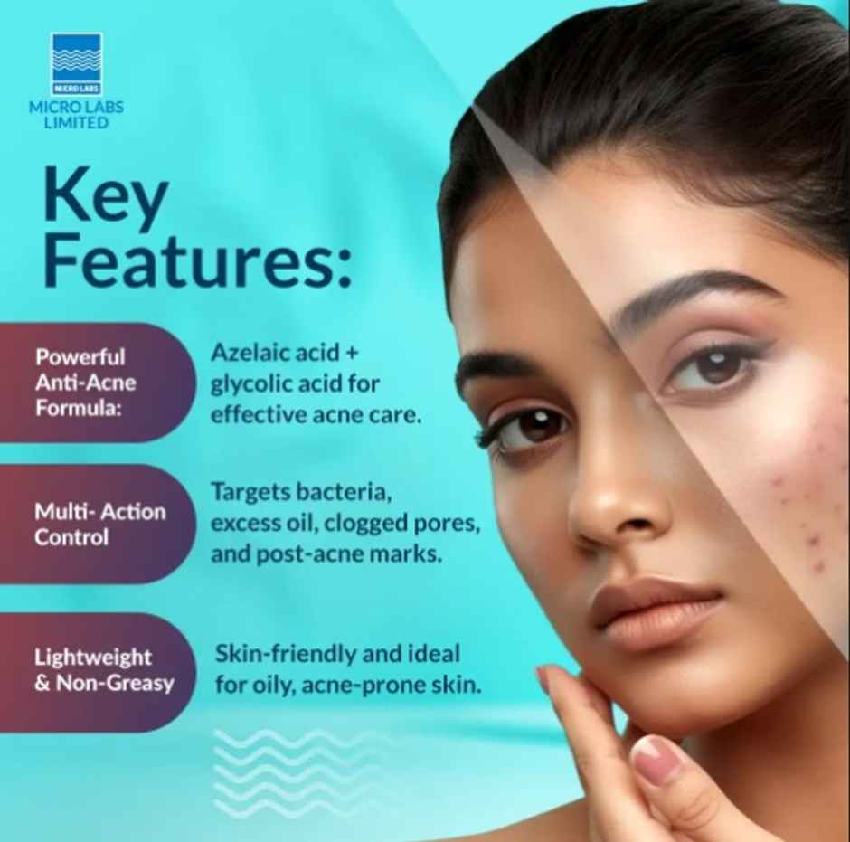 Aziderm Plus - Azelaic Acid and Glycolic Acid Cream for Oil Skin