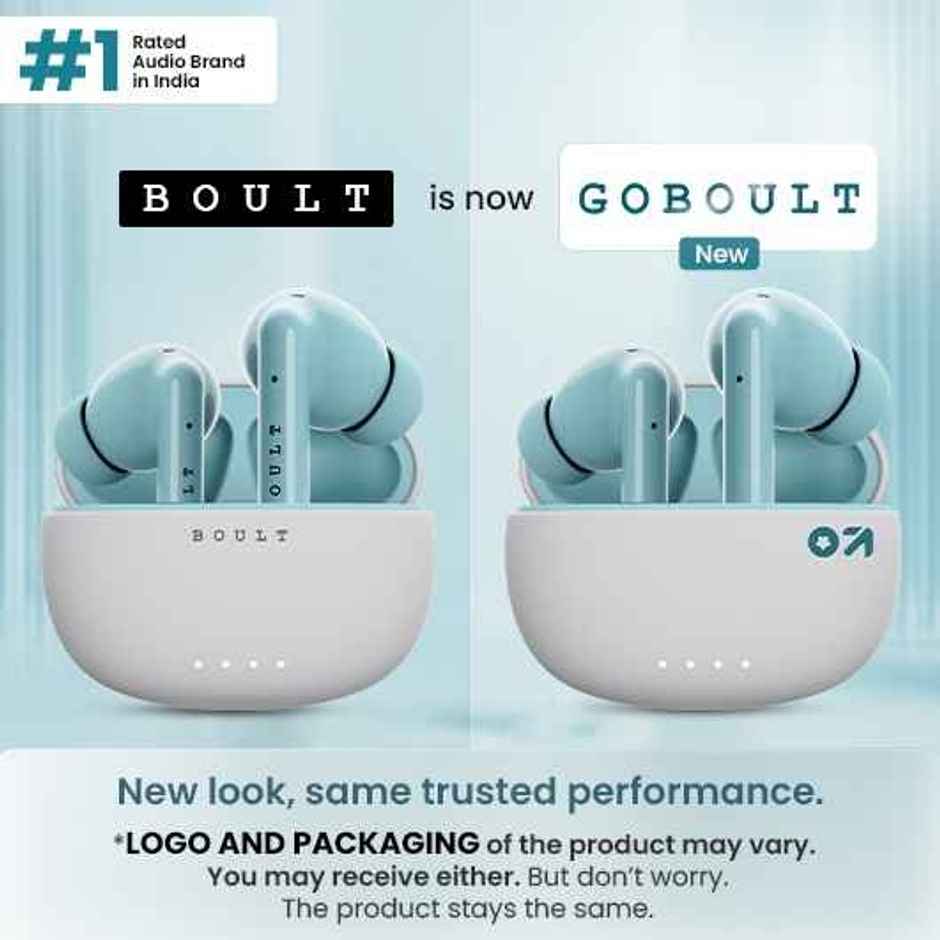 GOBOULT (Formerly Boult) W20 with Zen Enc Mic| BT v5.3 | True Wireless | Glacier Blue