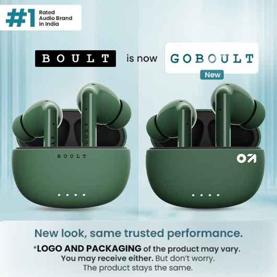 GOBOULT K35 Zen ENC Mic | 35H Battery | Low Latency Gaming | 5.3v Bluetooth Headset | Pine Green