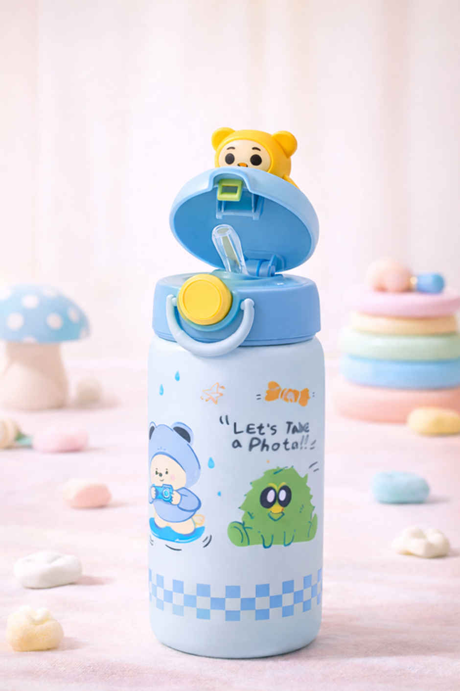 DesignLand You are my sunshine Water Bottle | Blue | 550 ml