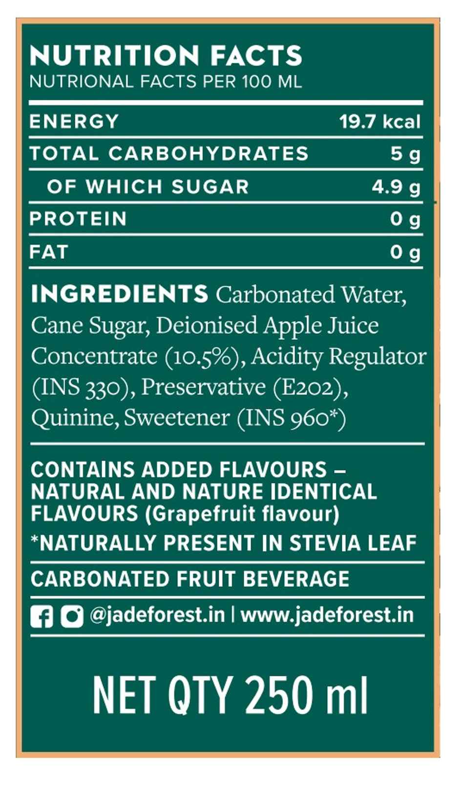 Jade Forest Premium Club Soda