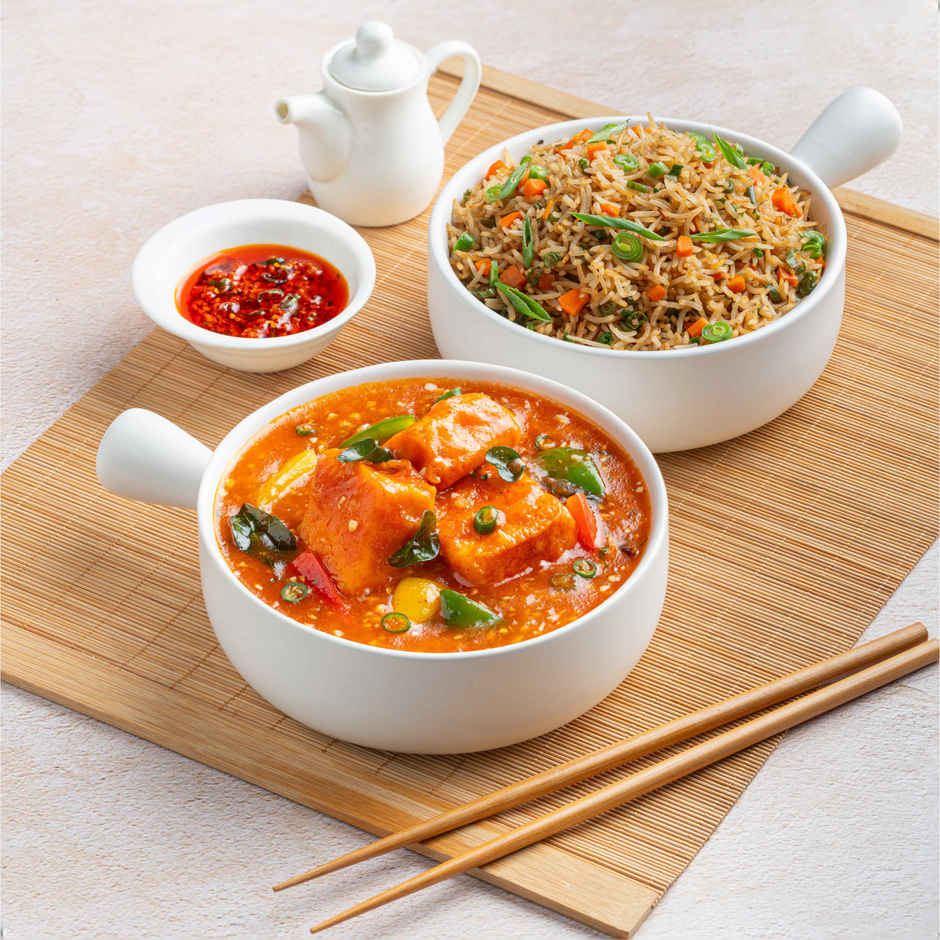 Paneer 65 with Fried Rice 
