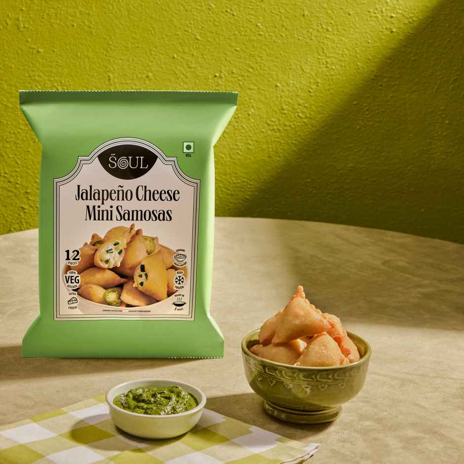 ADF Soul Mini Jalapeno Cheese Samosa | Crispy Snack