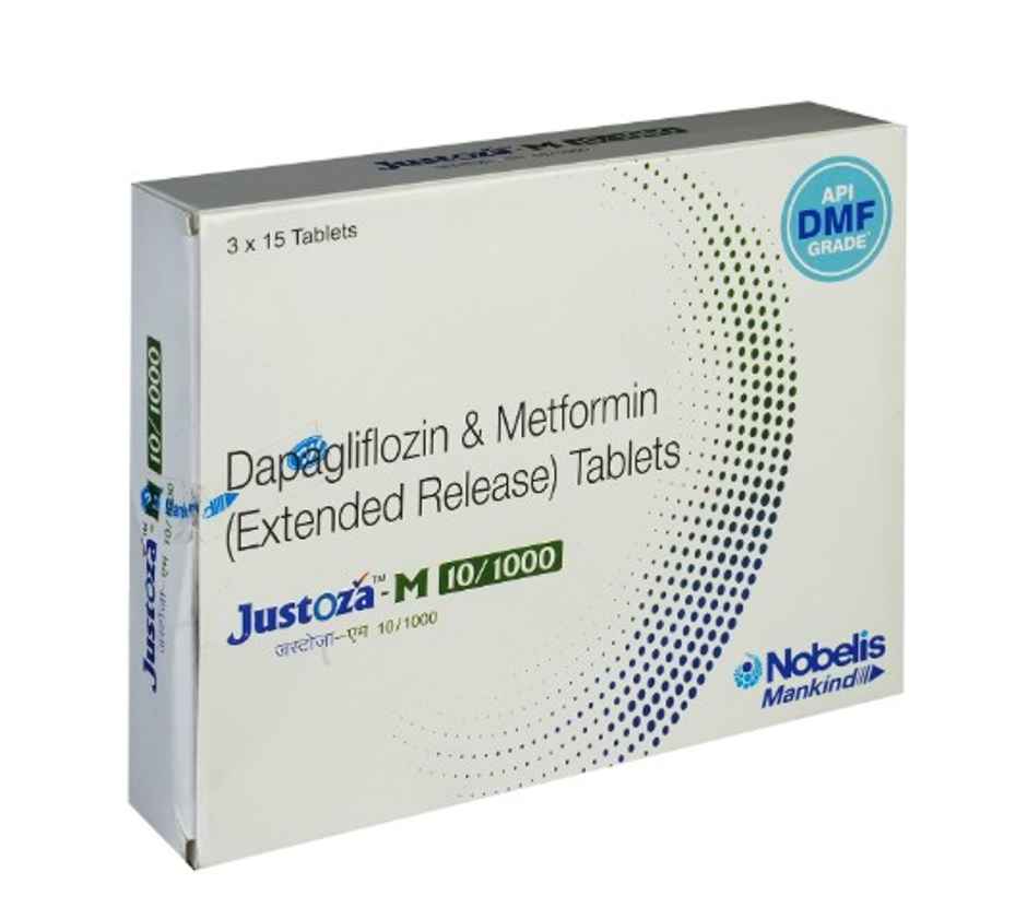 Justoza-M 10/1000 Tablet ER