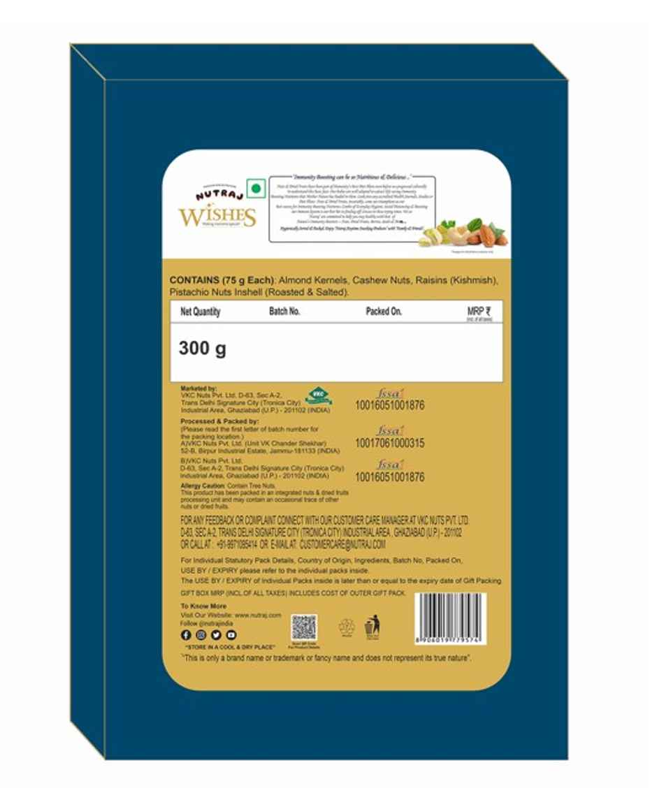 Nutraj Dry Fruit Gift Box Wishes Square Box