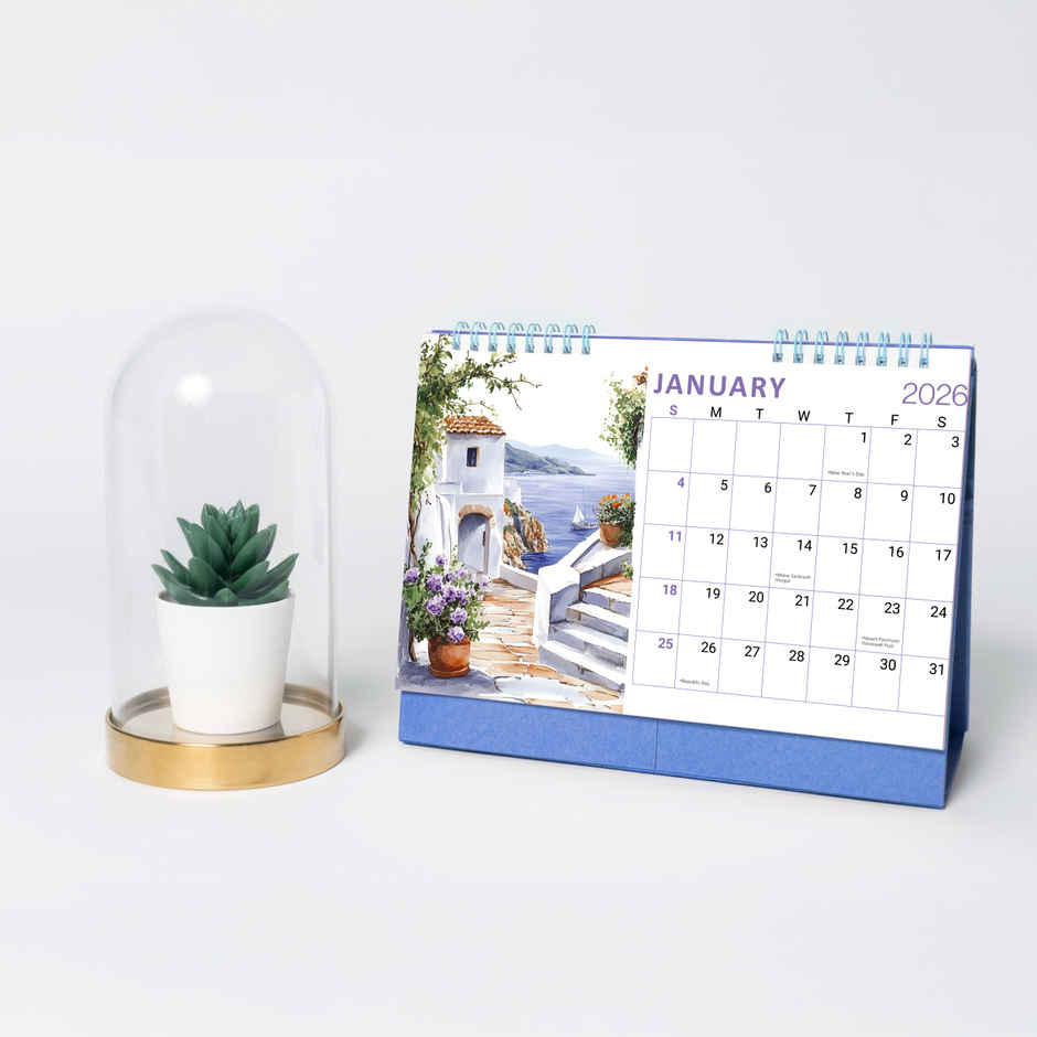 Desk Calendar 2026 Euro Wanderer