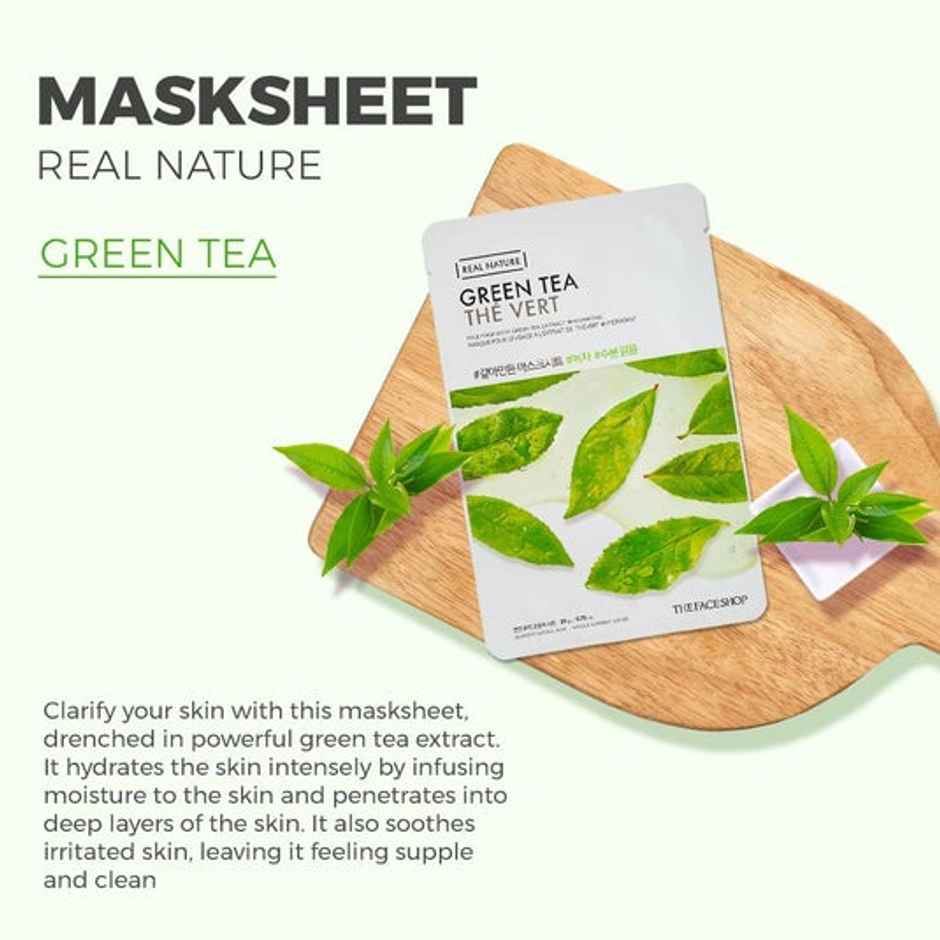 The Face Shop Real Nature Glowing Bride Sheet Mask Combo