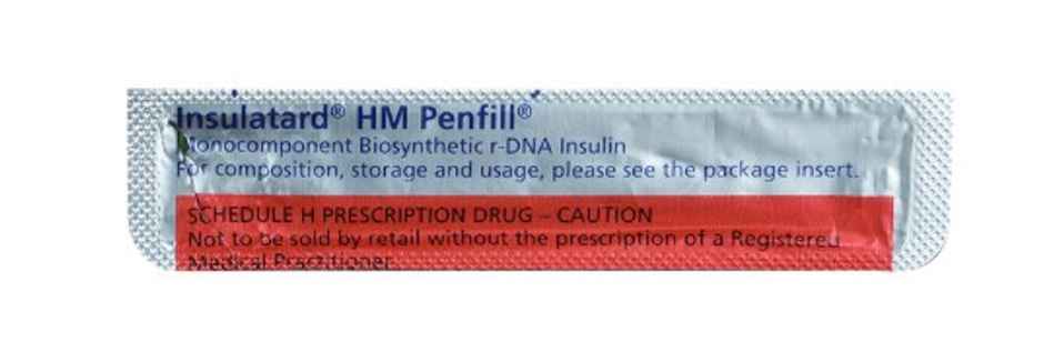 Insulatard HM 100 IU/mL Penfill