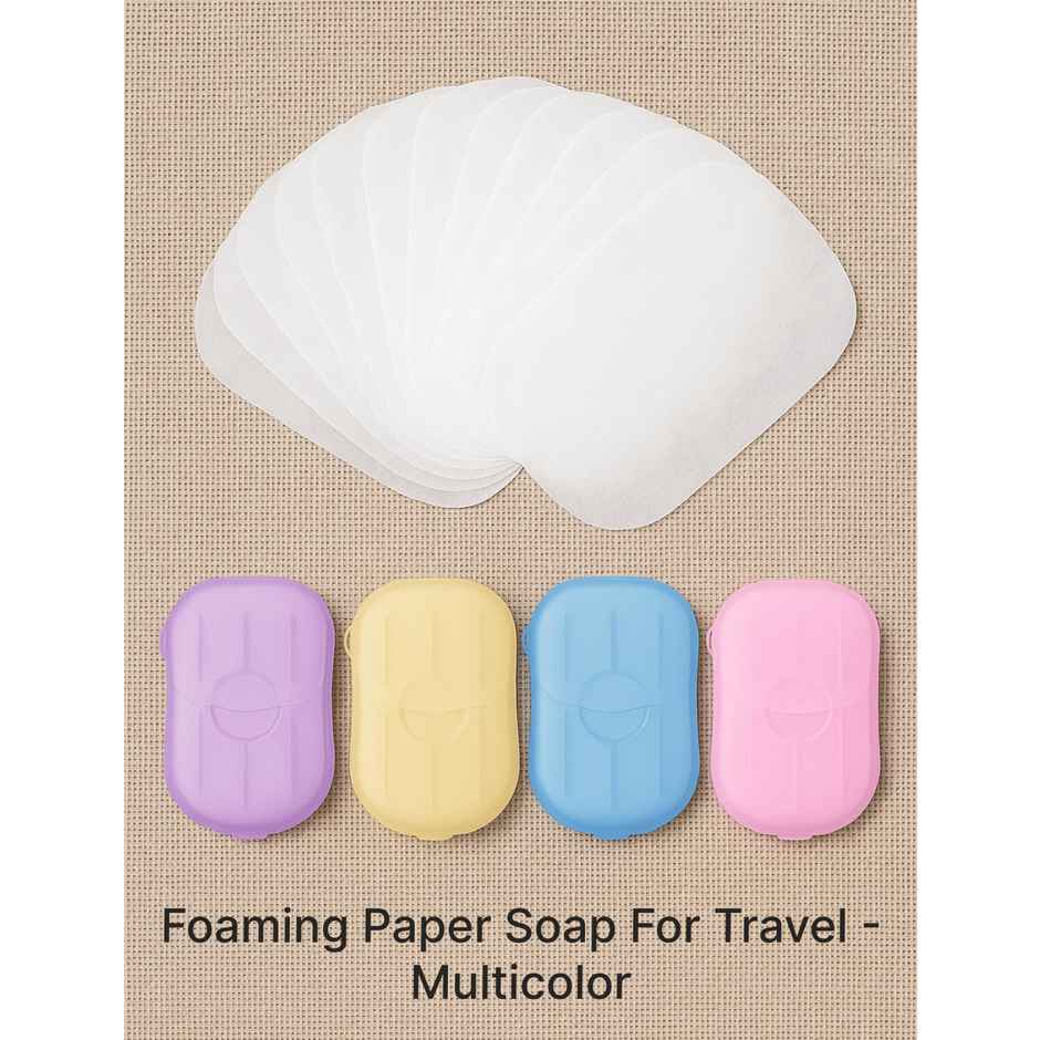 Lazer Disposable Travel Paper Soap Strips For Handwash | Assorted