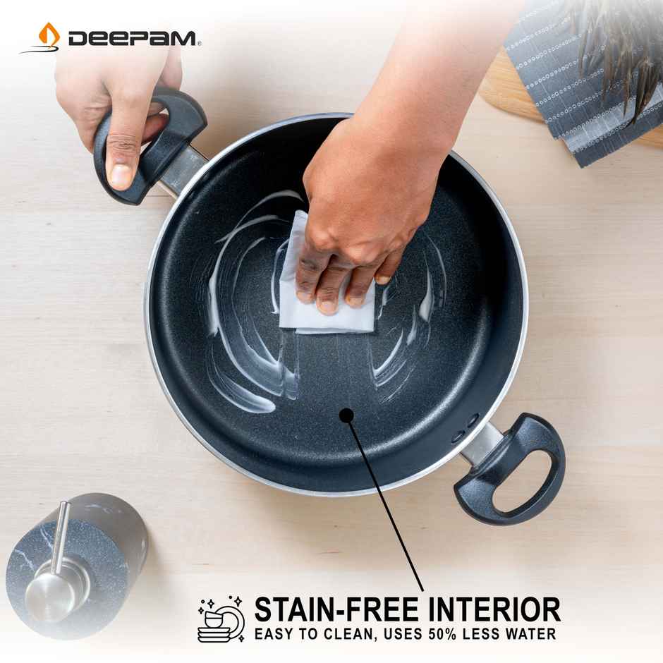 Deepam Deluxe Cook and Serve Biriyani Casserole/ Pot 235mm 2.5 Ltr