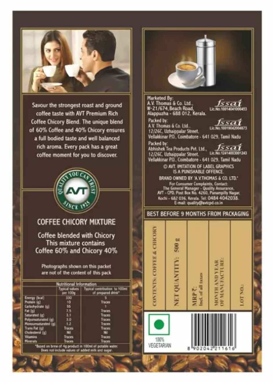 Avt Premium Filter Coffee
