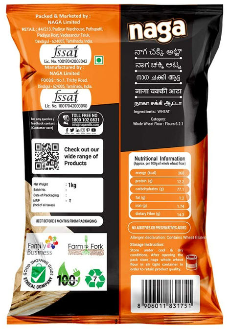 Naga Whole Wheat Atta