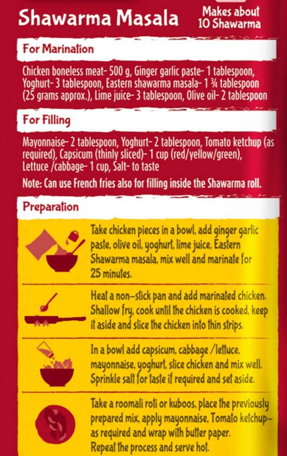 Eastern Shawarma Masala Pouch