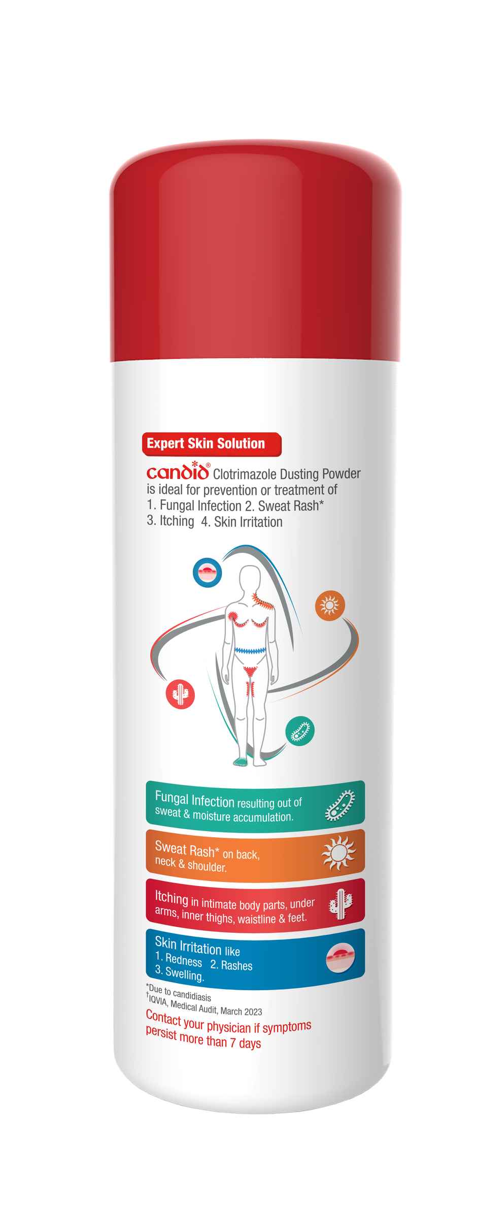 Candid Dusting Powder Combo   