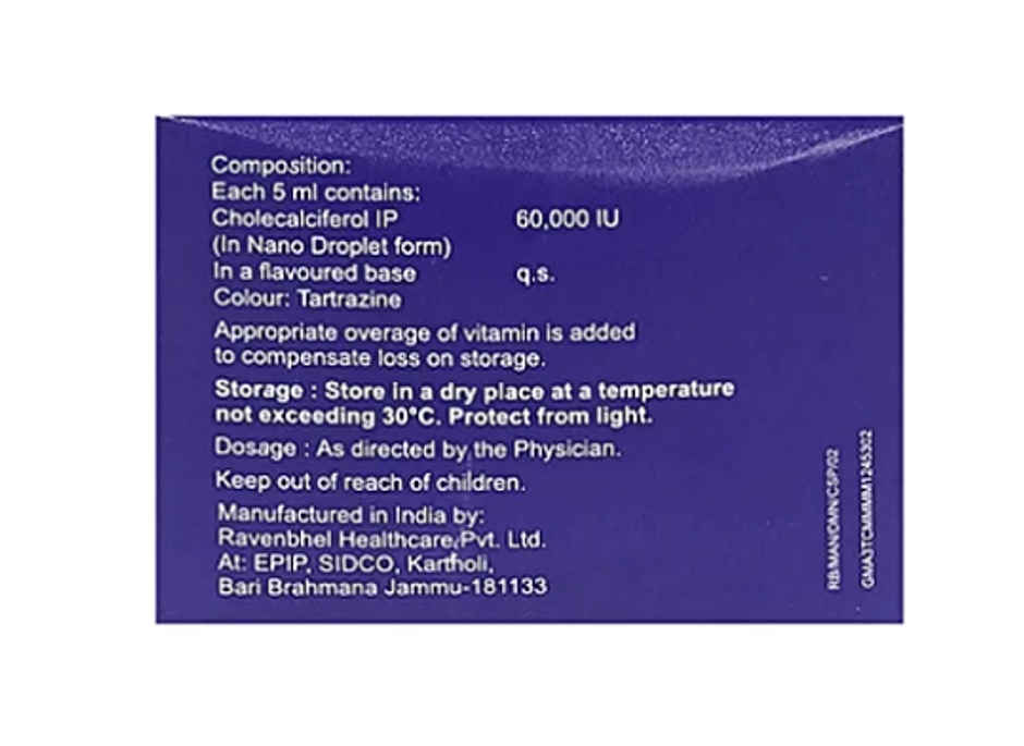 D3 Must Nano Pineapple Flavour Sugar Free Vitamin D3 Oral Solution