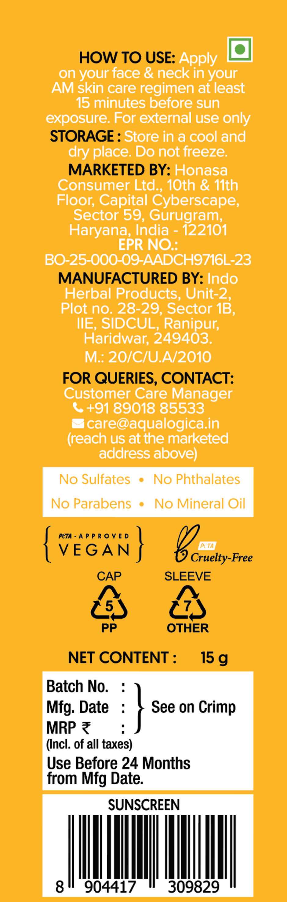 Dr. Sheth's Ceramide & Vitamin C Sunscreen