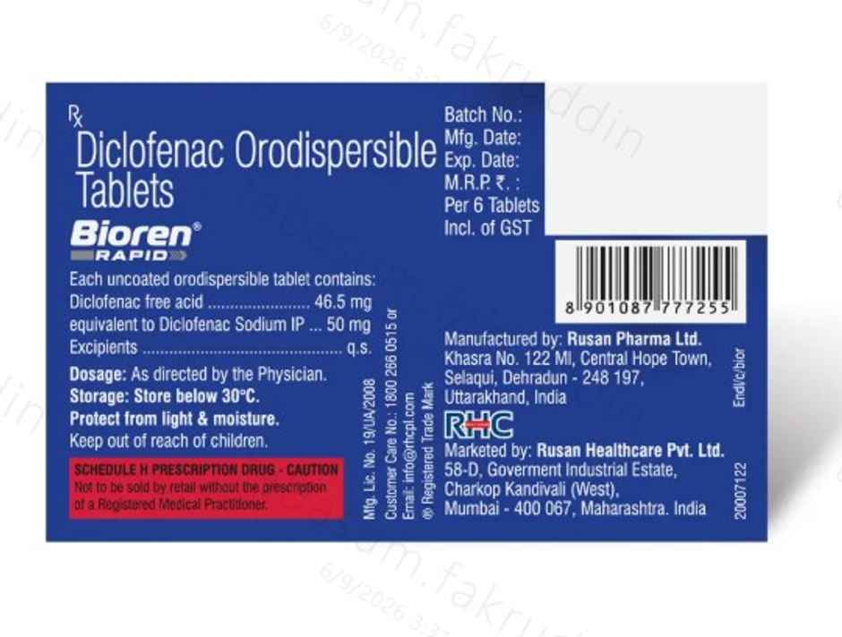 Bioren Rapid Tablet MD