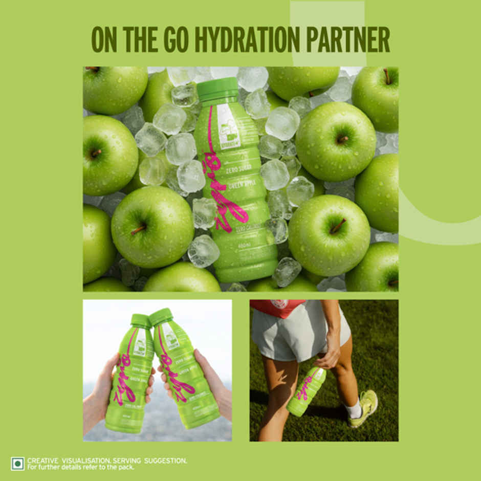 Zyro by Karan Aujla Hydration Drink | Zero Sugar | Green Apple