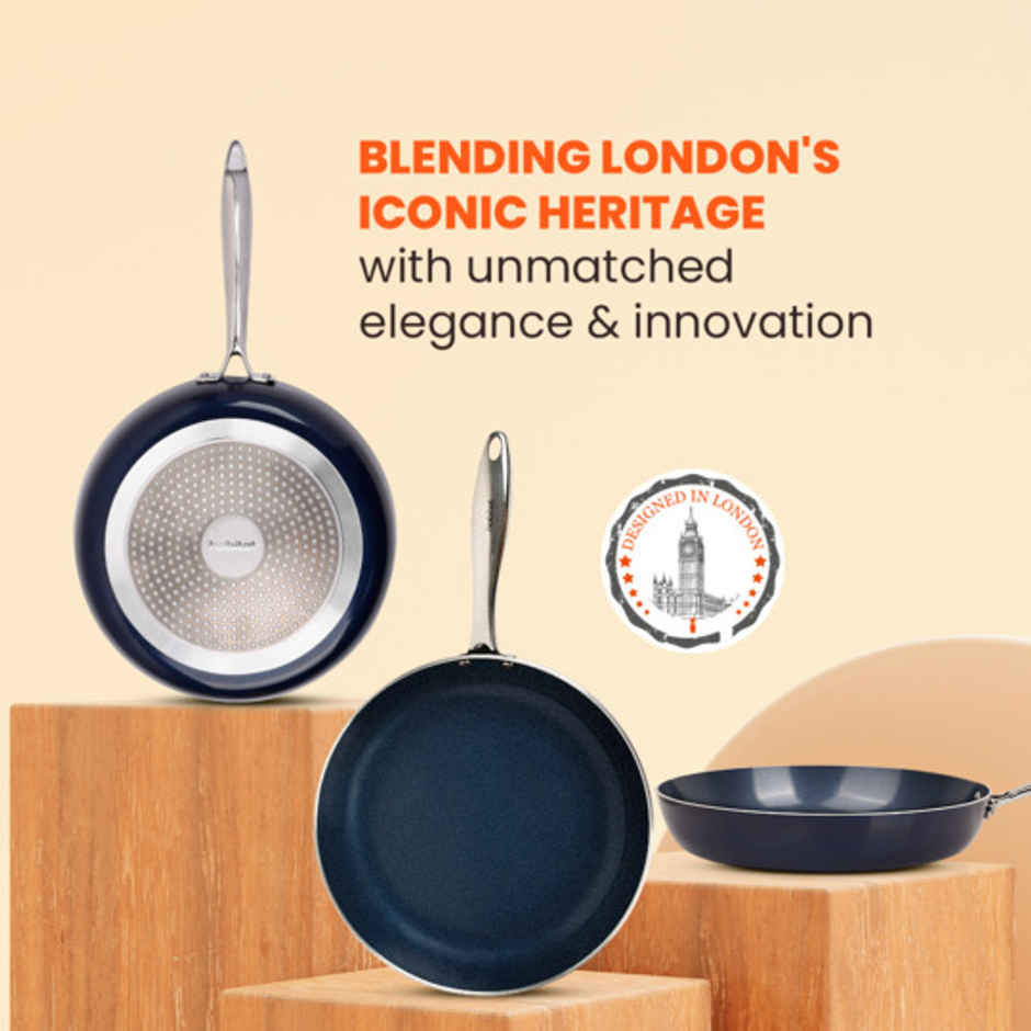 Habitat Ceramic Frypan Wth Ss Handle Xtreme Coating 18 Cm