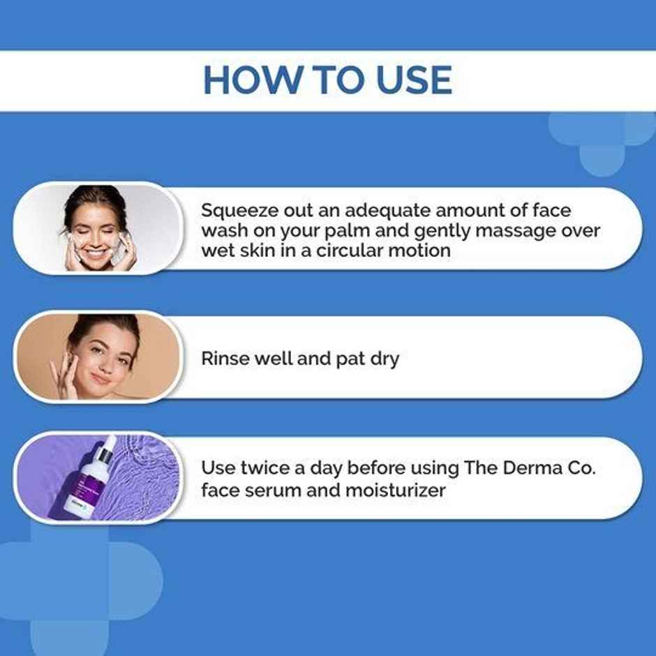 The Derma Co 1% Salicylic Acid Gel Face Wash With Salicylic Acid & Witch Hazel For Active Acne