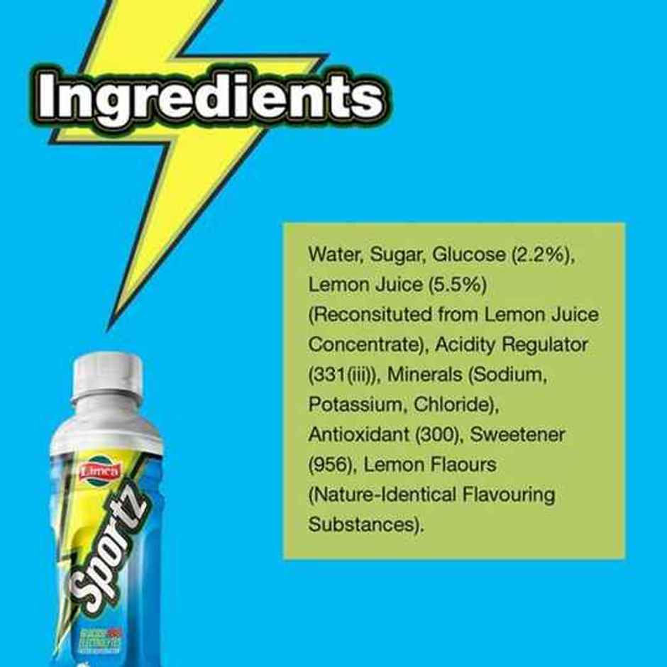 Limca Sportz Soft Drink | Lemon Flavour With Glucose Electrolytes | Faster Rehydration