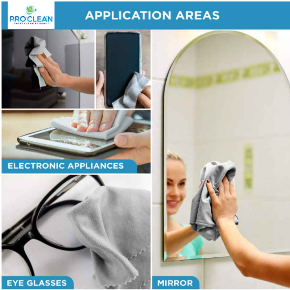 Proclean Microfiber Cloth - 300 gsm | 1Pcs Combo