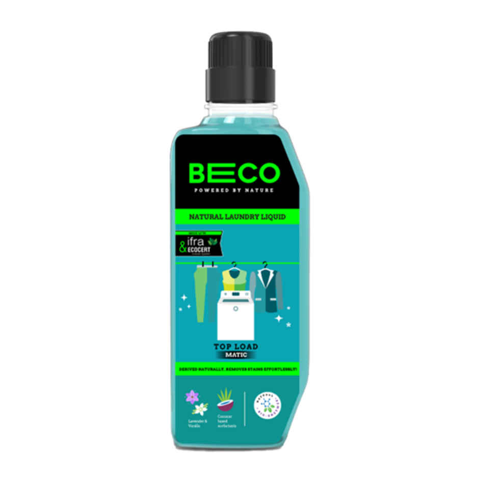 Beco Top Load Laundry Liquid Detergent(1l) & Civic Plastic Cloth Hanging Clips Set Of 12 Pieces (Assorted)(12pc) Combo