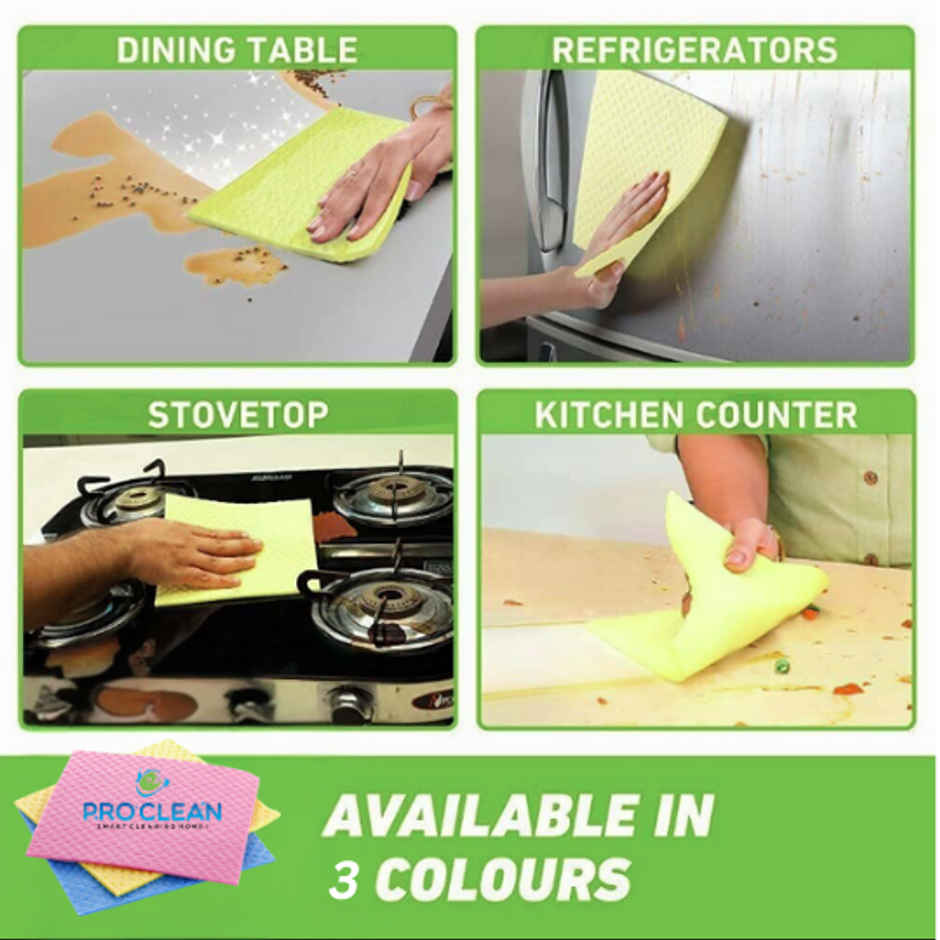 PROCLEAN Resuable Sponge Wipes