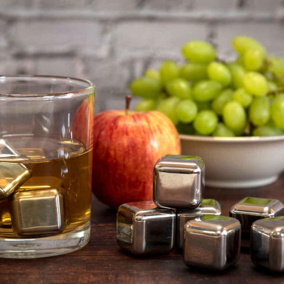 Bar Box Ice Cubes Chilling Whiskey Stones For Your Favorite Beverage Ideal For Whiskey | Pack of 12