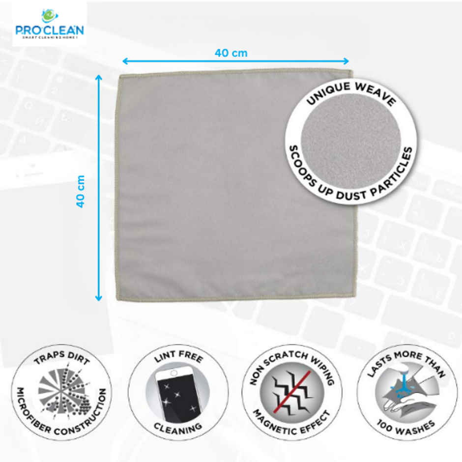 Proclean Microfiber Cloth - 300 gsm | 1Pcs Combo