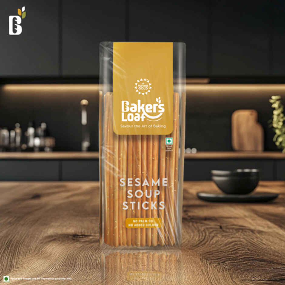 Baker's Loaf No Palm Oil Sesame Soup Sticks by Harvest Gold